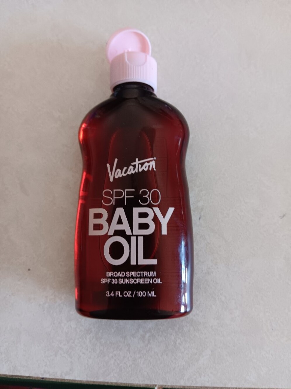 Vacation SPF 30 Baby Oil Sunscreen - Red